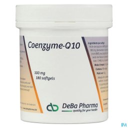 DeBa Pharma Coenzyme Q10 100mg 180 Softgels