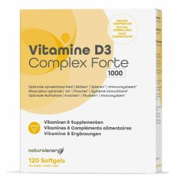 Natural Energy Vitamine D3 Complex Forte 1000 IU 120 Parels