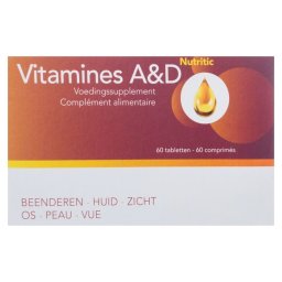 Revogan Nutritic Vitamines A & D Huid Zicht Botten 60 Tabletten