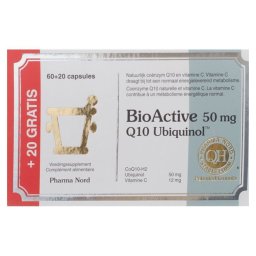 BioActive Q10 50mg 60+20 Capsules