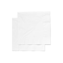 HEMA Servetten - 33 X 33 - Papier - Wit - 20 Stuks
