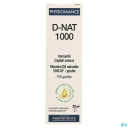 D-nat 1000 Fl Gutt 20ml Physiomance Phy269