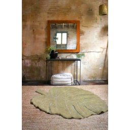 Monstera Leaf vloerkleed - 120 x 180 cm - Olive