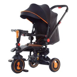 Spark opvouwbare driewieler - Tricycle - Black/orange