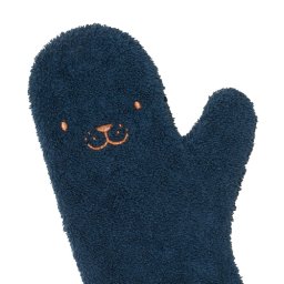 Baby badhandschoen - Washand Extra grip - Petrol Seal