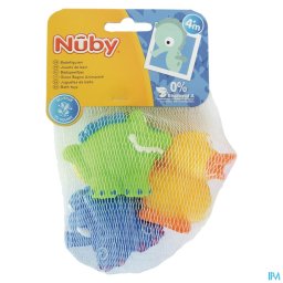 Nuby Spuitende Badspeeltjes: Krokodil, Olifant En Eend - 4m+