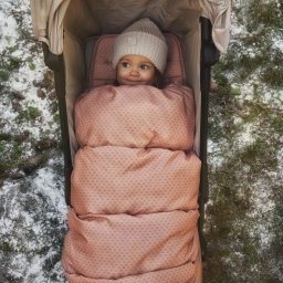 2 in 1 Voetenzak - Matrasje en voetenzak Pink Nouveau