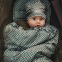 2 in 1 Voetenzak - Matrasje en voetenzak Turquoise Nouveau