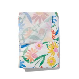 HEMA Tafelzeil 140x240 Polyester Wilde Bloemen (multicolor)