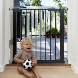 Traphekje Asta Gate - klemhek zwart