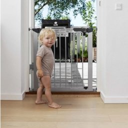 Traphekje Asta Gate - klemhek zilvergrijs