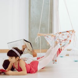 Handgemaakte babyschommel - Baby Dream Big little Unicorn