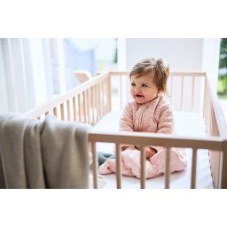 Baby slaapzak 4 seizoenen - Whales Pale Pink