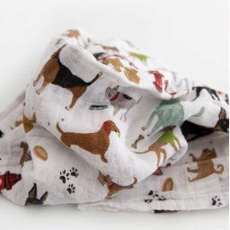2 grote bamboe swaddle mouslin doeken