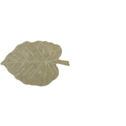 Washable Rug Mini Monstera Olive