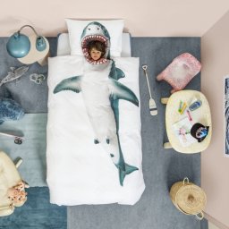 Shark Dekbedovertrek Bio-katoen