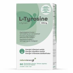 Natural Energy L-tyrosine 500mg 60 Capsules