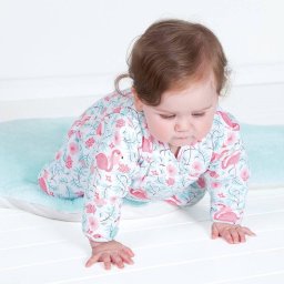 MAGIC BAG® / 3-9m / roze flamingo print / pady jersey / 2.5 tog