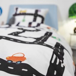 Clay Traffic Dekbedovertrek Junior / 1-persoons