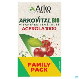 Arkovital Acerola 1000 Bio Familypack 60 Tabletten