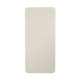 HEMA Badmat 34x74 Rubber Anti-slip Wit (wit)