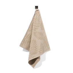 HEMA Keukendoek 50x50 Katoen Bladeren Beige (zand)
