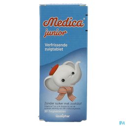Medica Junior Suikervrij Bij Keelpijn 30 Zuigtabletten