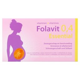 Folavit 0,4mg Essential Zwangerschap Tot Borstvoedingsperiode 30 Tabletten + 30 Capsules