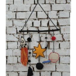 Katoenen muurdecoratie Galaxi