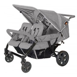 Vierlingwagen Lidoo Star BB Nieuwste model - Grey