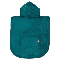 Poncho van bamboekatoen - Deep lake