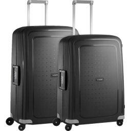 Samsonite S'Cure Valise à 4 Roulettes 69 + 75 cm Noir Set de Valises