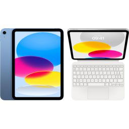 Apple iPad (2022) 10,9 pouces 256 Go Wifi Bleu + Magic Keyboard Folio AZERTY