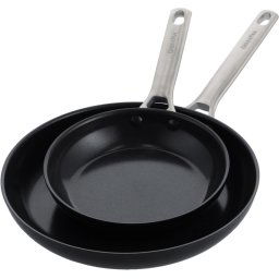 GreenPan Padova Set de Poêles à Frire 20 + 28 cm Reserve Black