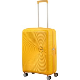 American Tourister Soundbox Valise à 4 Roulettes Extensible 67 cm Golden Yellow