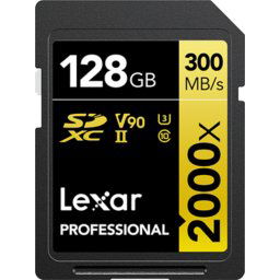 Lexar PRO Gold 2000x SD 128Go