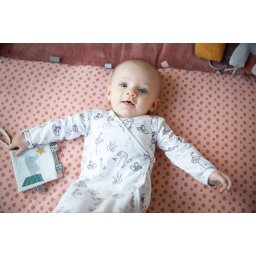 Baby slaapzakje geboorte cocon en pakje in 1 - Soft Mauve