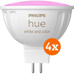 Philips Hue Spot White and Color MR16 Lot de 4