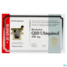 Bioactive Q10 100mg 60+20 Capsules
