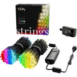 Twinkly Smart Lumières de Noël Blanc et Couleur avec 400 Lampes