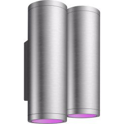 Philips Hue Appear Applique Murale White and Color Inox Lot de 2
