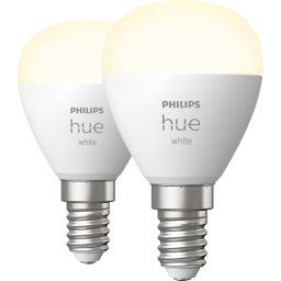 Philips Hue Ampoule Globe White E14 Lot de 2
