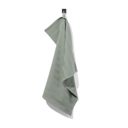 HEMA Theedoek 65x65 Katoen Grijsgroen (groen)