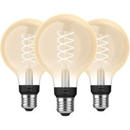 Philips Hue Ampoule à Filament White Globe E27 Lot de 3