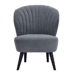 Fauteuil Ventura - stof - grijs - Leen Bakker