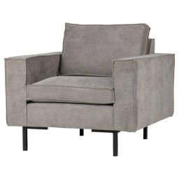 WOOOD fauteuil Arwin - vergrijsd groen - Leen Bakker