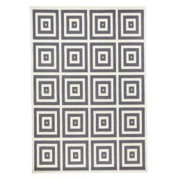 Zala Living tapijt Mono - grijs/crème - 200x290 cm - Leen Bakker