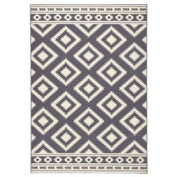 Hanse Home tapijt Ethno - grijs/crème - 200x290 cm - Leen Bakker