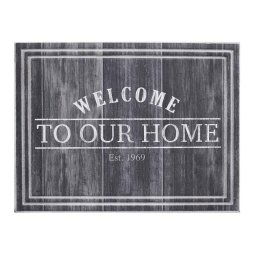 Ecomat Tradition Welcome To Our Home - antracietkleur - 45x60 cm - Leen Bakker