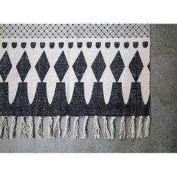 HSM Collection tapijt Madona - zwart/wit - 180x120 cm - Leen Bakker